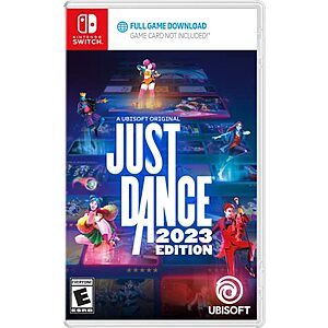 Just Dance 2023 Edition (Code in Box) (NSW, PS5, XB) - $23.20 - Amazon