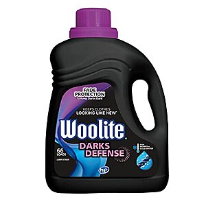 Woolite Darks Defense Liquid Laundry Detergent, 66 Loads, 100 Fl Oz, HE & Regular Washers - $10.87 /w S&S - Amazon
