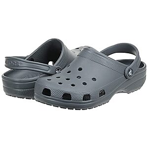Crocs Adult Unisex Classic Marbled Tie-Dye Clog in Slate Grey (various sizes) $25