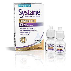2-Pack 0.34oz Systane Complete Lubricant Eye Drops - $12.99 /w S&S - Amazon