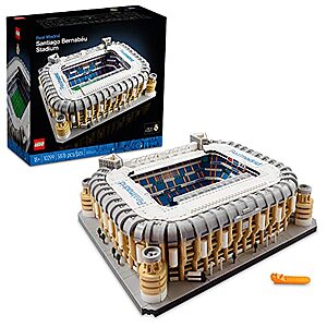 LEGO Icons Real Madrid – Santiago Bernabéu Stadium 10299 Soccer Field Set - $325.00 + F/S - Amazon