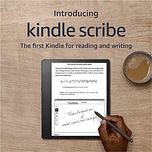Prime Members: 10.2" 16GB Kindle Scribe E-Reader w/ Basic Pen $283 & More + Free Shipping