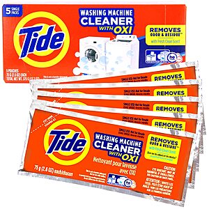 $8.42 /w S&S: Washing Machine Cleaner by Tide (2.6oz each) (Pack of 5)