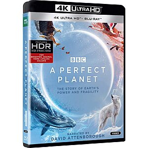 $14.99: BBC Earth: Perfect Planet Narrated by David Attenborough (4K UHD + Blu-ray)