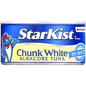 $20.75 /w S&S: StarKist Chunk White Albacore Tuna in Water, 12 Oz, Pack of 12