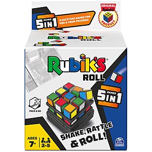 $6.01: Rubik's Roll, 5-in-1 Dice Games