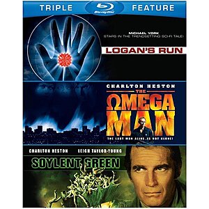 $14.99: Sci-Fi Triple Feature (The Omega Man / Soylent Green / Logan's Run)