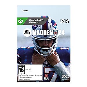 $20.99: MADDEN NFL 24 - Xbox [Digital Code]