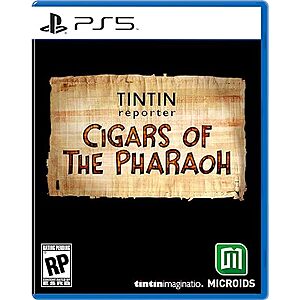 $29.99: Tintin Reporter: Cigars of the Pharaoh - Limited Edition (PS5)