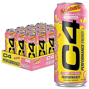 12-Pack 16oz Cellucor C4 Energy Carbonated Zero Sugar Energy Drinks (Various) from $15.25 w/ Subscribe & Save