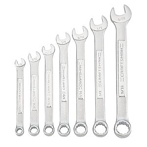 $11.01: Craftsman SAE Wrench Set, 7-Piece, Includes Tool Pouch (CMMT21085)