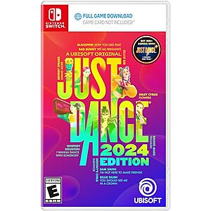 $19.99: Just Dance 2024 Edition - Standard Edition, Nintendo Switch (Code in Box & Ubisoft Connect Code)