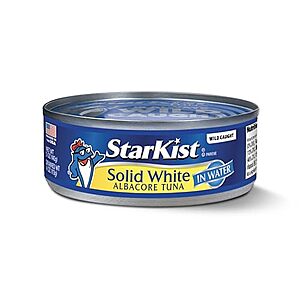 $23.14 /w S&S: 24-Ct 5-Oz StarKist Solid White Albacore Tuna in Water
