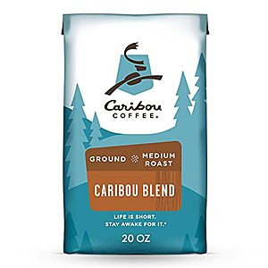 $7.74 /w S&S: 20-Oz Caribou Ground Coffee (Caribou or Daybreak Morning Blend)