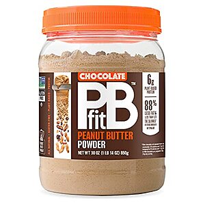 30-oz PBfit All-Natural Peanut Butter Powder (Chocolate) $8.25 w/ Subscribe & Save