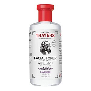 $5.60: 12oz Thayers Witch Hazel Alcohol-Free Skin Toner (Lavender)