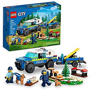 $19.00: LEGO City Mobile Police Dog Training (60369) at Amazon