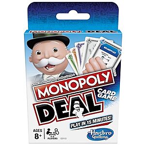 $3.50: Monopoly Deal Quick Playing Card Game