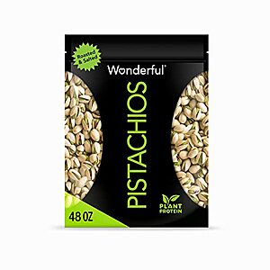 $12.33 w/ S&S: 48-Oz Wonderful Pistachios (Roasted & Salted)