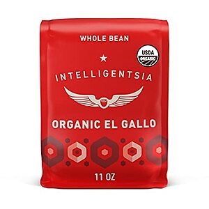 $6.76 w/ S&S: Intelligentsia Coffee, Light Roast Whole Bean Coffee, 11 Ounce Bag