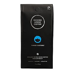 $5.72 w/ S&S: 10-Oz Kicking Horse Dark Roast Whole Bean Coffee (454 Horse Power)