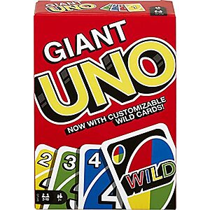 $10: Giant UNO Family Card Game (3 for $20)