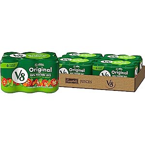[S&S] $8.74: 24-Pack 11.5-Oz V8 100% Vegetable Juice Cans (Original)