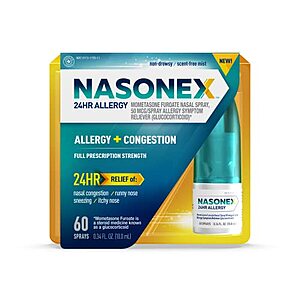 [S&S] $3.87: Nasonex 24Hr Allergy Nasal Spray - 60 Spray