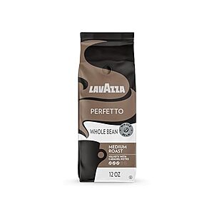 [S&S] $4.80: 12-Oz Lavazza Perfetto Whole Bean Coffee Blend, Dark Roast