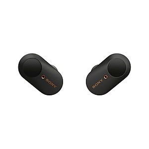 Sony WF-1000XM3 Noise-Canceling True Wireless Earbuds (Refurb) $64.99 at eBay