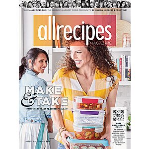 1 Year of AllRecipes Magazine, Martha Stewart Living Magazine, and Good Housekeeping for $6.49 for all three +Extras $6.48
