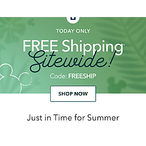 Free Shipping Sitewide & $16 Mickey Mouse Tropical Picnic Blanket with Any Purchase