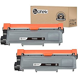 2 pack Sotek Compatible Brother TN660 toner cartridge $10.99 w/code + free prime shipping