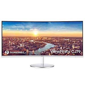 Samsung EDU/Military/Government: 34" ViewFinity CJ79 WQHD QLED 100Hz Ultra Wide Curved Monitor $300 + Free Shipping