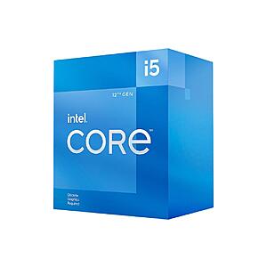 Intel Core i5-12400F 6-Core 2.5GHz LGA 1700 Desktop Processor $150 + Free Shipping