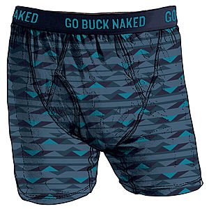 Duluth Trading Co. - Men's Buck Naked Performance Pattern Boxer Briefs - $9.79 per pair for select patterns/sizes YMMV