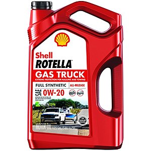 FREE after rebate @Pep Boys. Up to 10 qts of Shell Rotella Gas Truck Full Synthetic Engine Oil (0W-20, 5W-20, 5W-30).