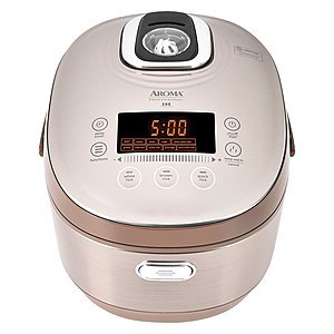 $100 off Aroma Housewares MTC-8010 Professional induction Rice Cooker/Multicooker, 20-Cup (Cooked), Champagne $200.34