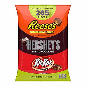Amazon: 30% Off Hershey's Halloween Candy (Hershey's, Reese's, Kit Kats, Twizzlers, Jolly Ranchers) + Free Shipping w/ Prime