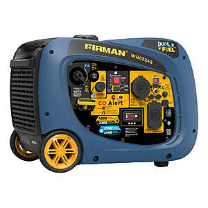 3/8 Upcoming deal at Costco for Firman WH03242 Dual Fuel 3200/4000W Inverter Generator at $600 in store or $650 shipped