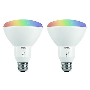 2-Pack 65W Equiv. Sylvania Lightify Smart Home BR30 LED Light Bulbs $18 + Free Shipping
