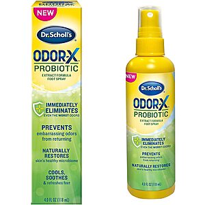 Dr. Scholl's Sale: Running Insoles $9.60, 4-Oz Probiotic Foot Spray $6.30 & More w/ Subscribe & Save