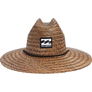 EDU Members: Billabong Men's Patches Straw Lifeguard Hat (Brown) $12.60  + Free Curbside Pickup at Tilly's or FS on $49+