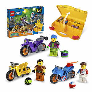 LEGO City Stuntz Value Set 3 Minifigures 3 Bikes and Carrying Case 66707 $9.97 + Free S&H w/ Walmart+ or $35+