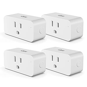 KMC Smart Plug Slim 4-Pack, White $12.49 + Free Shipping w/ Prime or on $35+