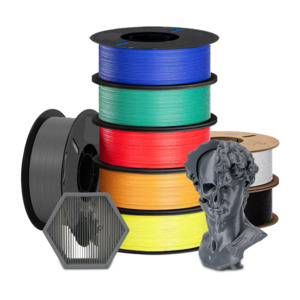 Kingroon 10KG (10-Pack) PLA Filament 1.75mm for 3d printers w/coupon code $89