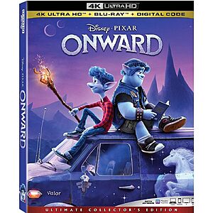 Onward (4K UHD + Blu-ray + Digital) $8.80