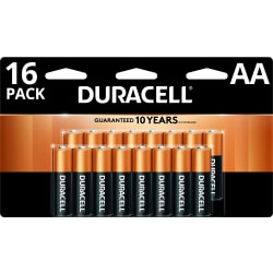 16-Count Duracell Coppertop Batteries (AA or AAA) + 100% Back in Rewards $14.55 & More + 1% SD Cashback (PC Req'd) at Office Depot/Office Max w/ Free Store Pickup