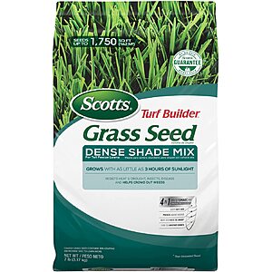 7-Lb Scotts Turf Builder Dense Shade Mix Grass Seed (Tall Fescue) $17.19 + Free S&H w/ Prime, Walmart+ or $25+