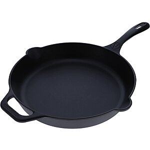 12" Victoria Cast Iron Skillet (Black) $15 + Free Shipping w/ Prime or $25+